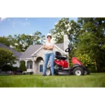 TROY-BILT Tondeuse autoportée Minirider ramassage intégré TB 76T-R, 76CM – Image 2