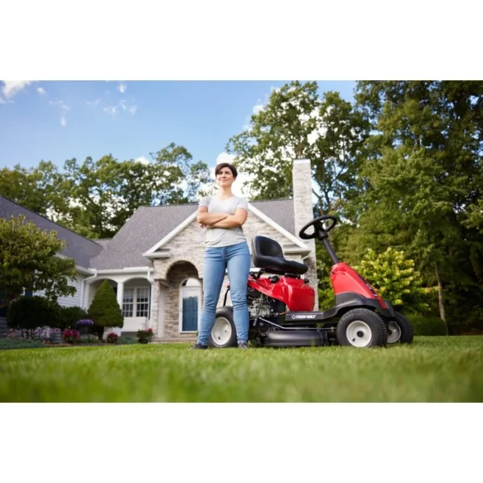 TROY-BILT Tondeuse autoportée Minirider ramassage intégré TB 76T-R, 76CM – Image 2