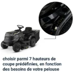 Alpina AT4 98 HA - Tracteur tondeuse thermique – Image 5