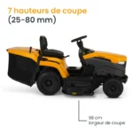 STIGA Estate 598 - Tracteur tondeuse thermique – Image 3